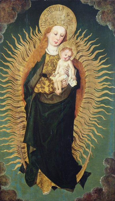 Virgin of the Apocalypse by German School